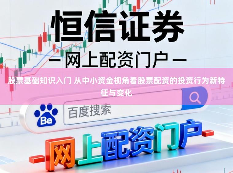 股票基础知识入门 从中小资金视角看股票配资的投资行为新特征与变化