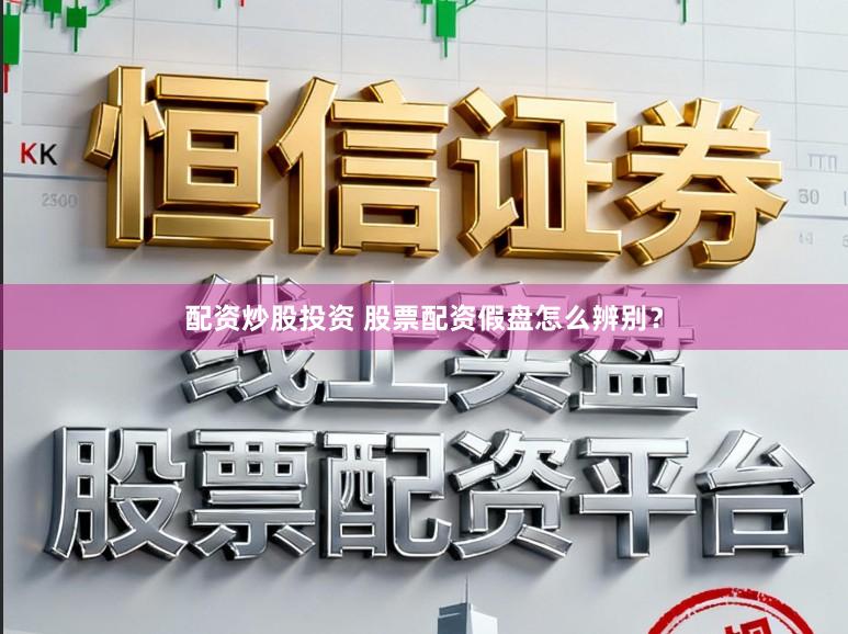 配资炒股投资 股票配资假盘怎么辨别？